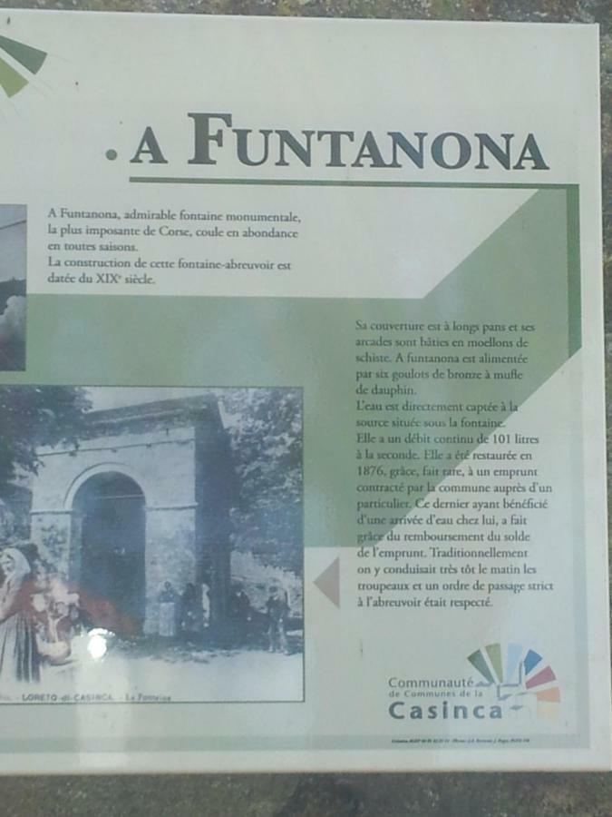 Gite La Fontaine Corse Loreto-di-Casinca 外观 照片